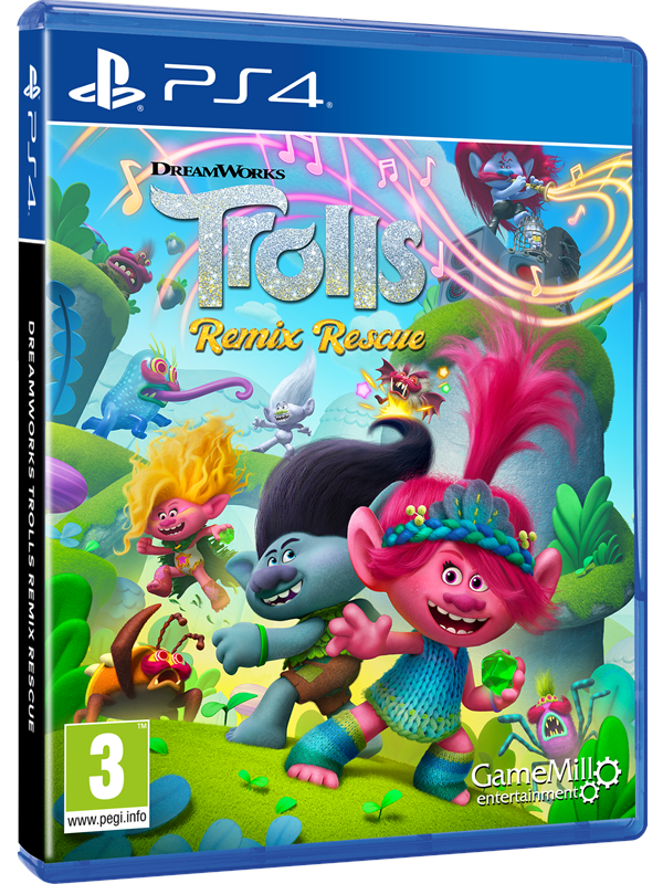 Dreamworks Trolls Remix Rescue Sony Playstation 4 Action