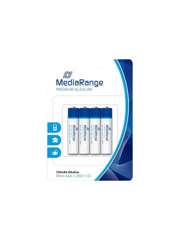 MediaRange Premium battery - 4 x AAA - Alkaline
