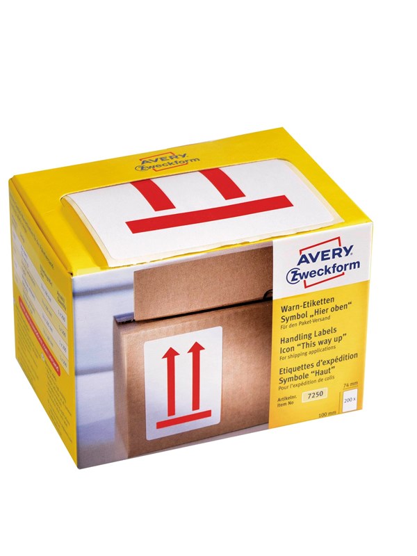 Avery Etiketter 100 x 74 mm, 200 Etiketter, Vit