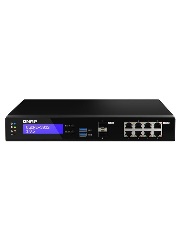 QNAP QuCPE-3032-C3558R-8G Network Virtualization Premise Equipment