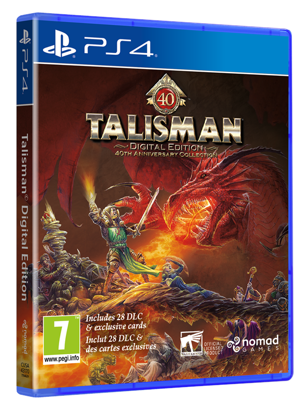 Talisman 40th Anniversary Edition Collection Sony Playstation 4 Strategi
