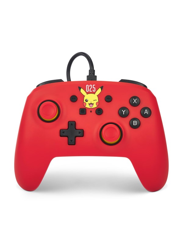 PowerA trådbunden handkontroll för Nintendo Switch - Skrattande Pikachu - Wired Controller - Nintendo Switch