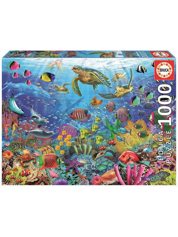 Educa 1000 tropiska fantasisköldpaddor