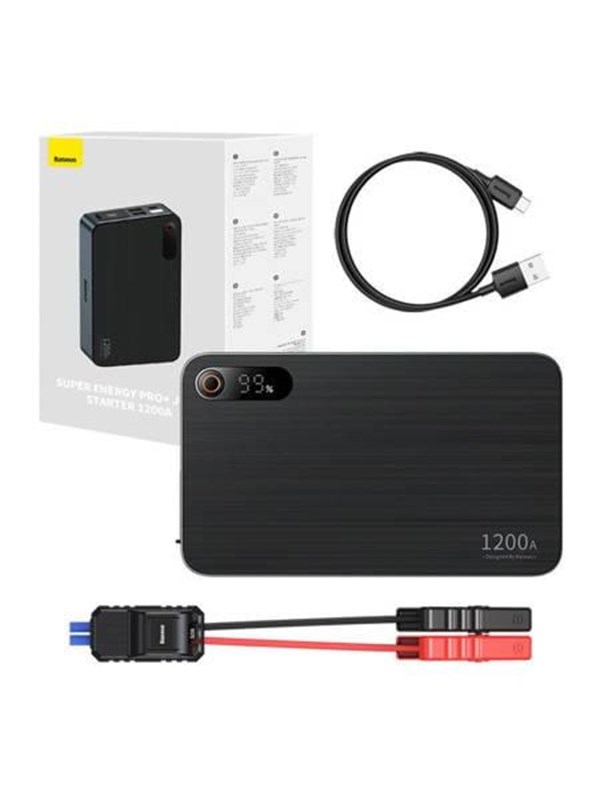 Baseus Car Jump Starter Black Super Energy Pro+ 1200A