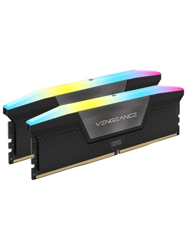 Corsair Vengeance Rgb Ddr5 6600 64gb Cl30 Dual Channel 2 Pcs Intel Xmp Svart Med Rgb