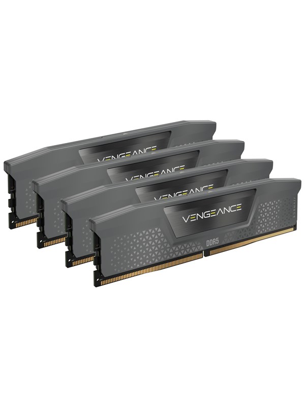 Corsair Vengeance Ddr5 6000 64gb Cl36 Quad Channel 4 Pcs Amd Expo & Intel Xmp Grå