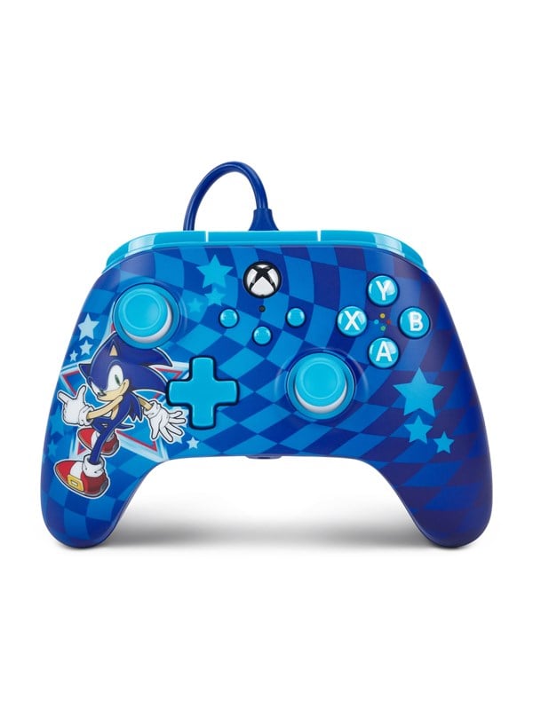 PowerA Advantage, handkontroll med sladd till Xbox Series X|S - Sonic style - Wired Controller - Microsoft Xbox One