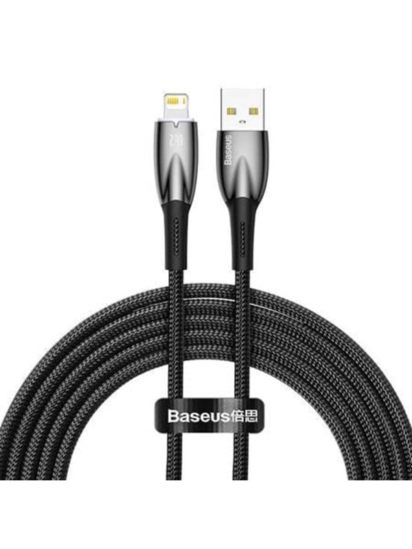 Baseus USB cable for Lightning Glimmer Series 2.4A 2m (Black)
