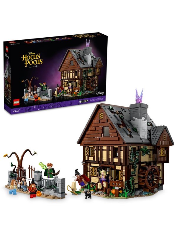 LEGO Ideas 21341 Disney Hocus Pocus: Systrarna Sandersons stuga