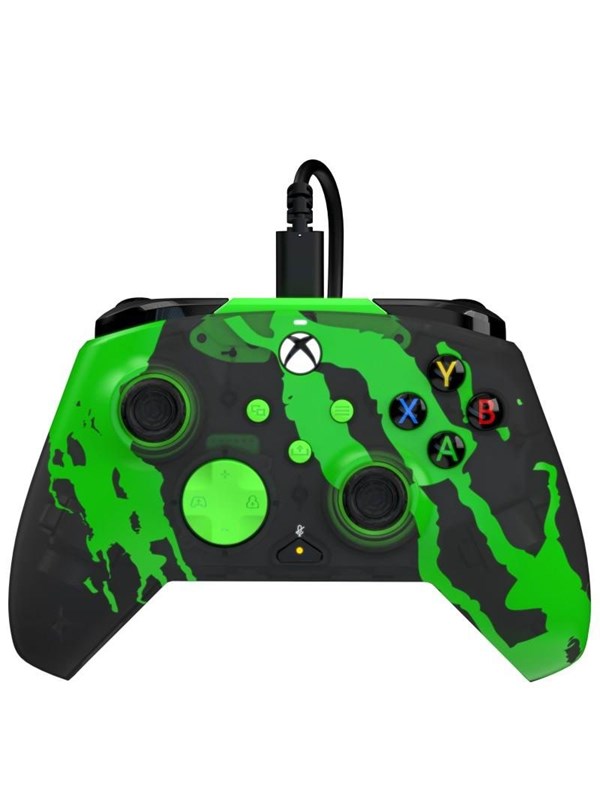 Pdp Rematch Jolt Green Glow In Dark Wired Controller Microsoft Xbox One
