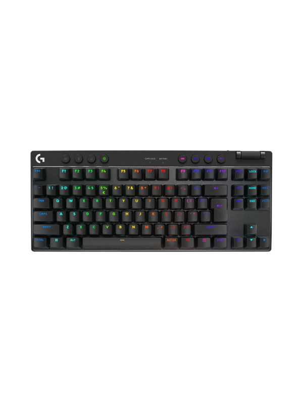 G PRO X TKL - Logitech GX Brown (Tactile) - Tactile - Gaming Keyboard - Utan numpad - Engelska (US) - Svart