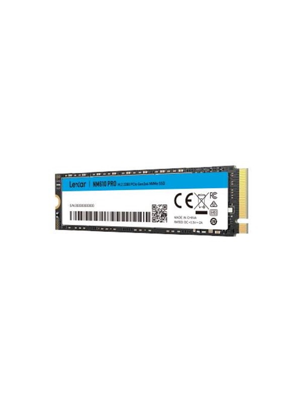 Lexar NM610PRO SSD - 500GB - M.2 2280 - PCIe 3.0