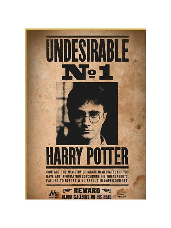 Thumbs Up! Harry Potter "Wanted No. 1" Puzzle