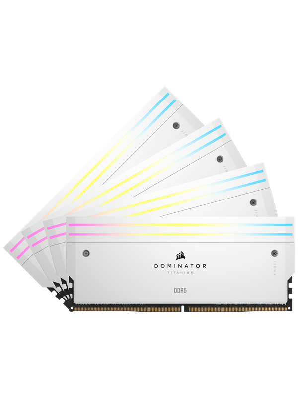 Corsair Dominator Titanium Ddr5 6000 64gb Cl36 Quad Channel 4 Pcs Intel Xmp Vit Med Rgb