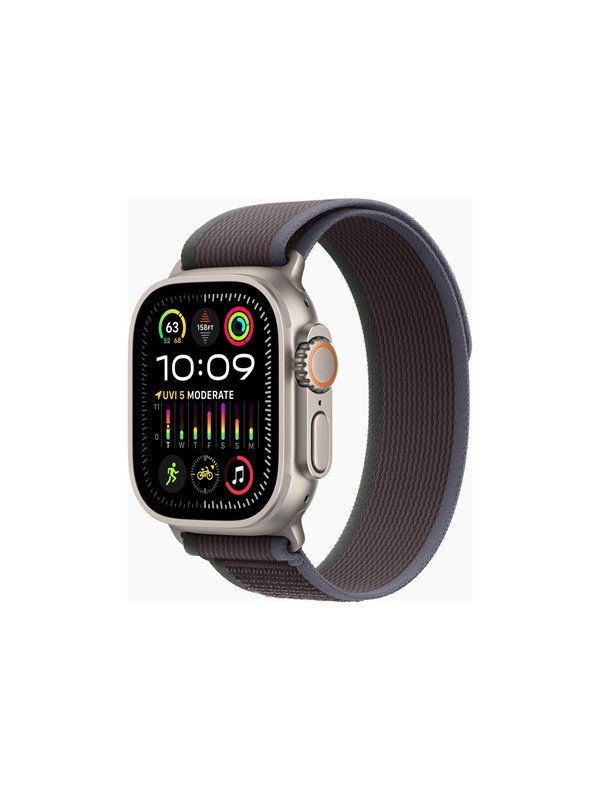 Apple Watch Ultra 2 GPS + Cellular 49mm - Titanium Case with Blue/Black Trail Loop - M/L