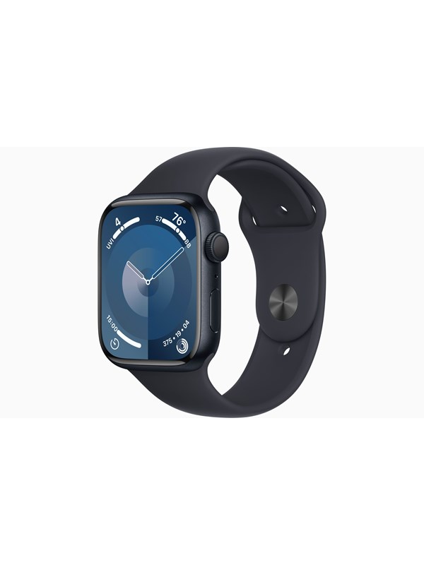 Apple Watch Series 9 Gps 45mm Midnight Aluminium Case With Midnight Sport Band M/l