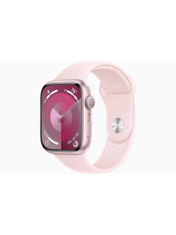 Apple Watch Series 9 Gps 45mm Pink Aluminium Case With Light Pink Sport Band M/l