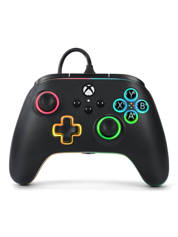 Powera Advantage Handkontroll Med Sladd För Xbox Series X|s Med Lumectra Svart Wired Controller Microsoft Xbox One