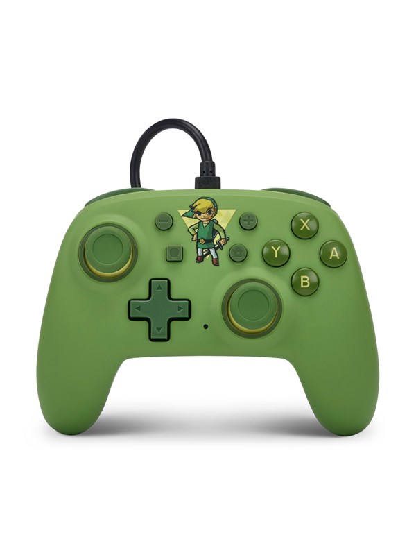 PowerA Den trådbundna handkontrollen Nano för Nintendo Switch - Toon Link - Wired Controller - Nintendo Switch