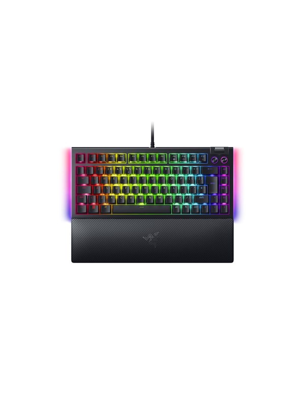 Razer Blackwidow V4 75 Us Iso Gaming Keyboard Utan Numpad Amerikansk Engelska Svart