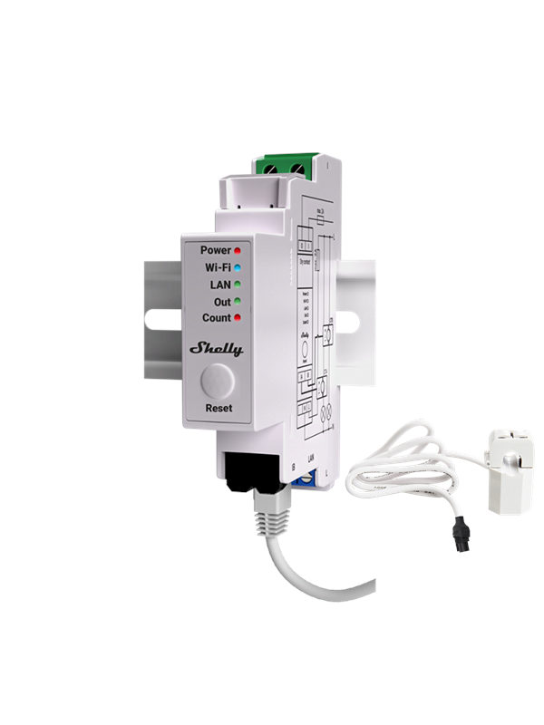 Shelly Pro EM - 50A (with 2 50A CT)