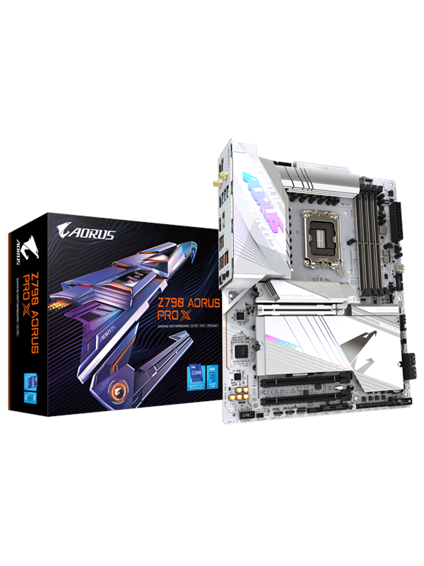 Gigabyte Z790 Aorus Pro X Moderkort Intel Z790 Intel Lga1700 Socket Ddr5 Ram Atx