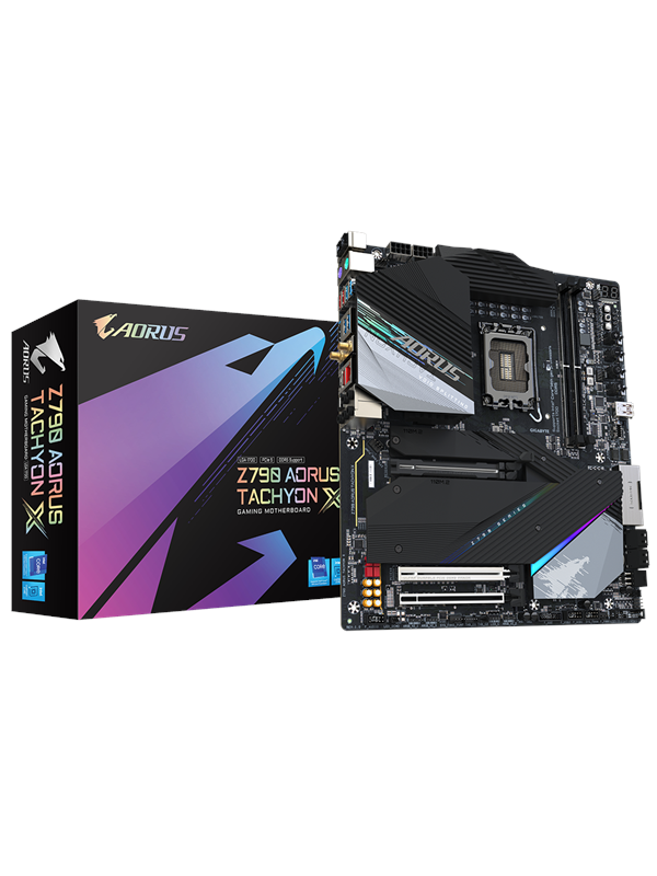 Gigabyte Z790 Aorus Tachyon X Moderkort Intel Z790 Intel Lga1700 Socket Ddr5 Ram Extended Atx