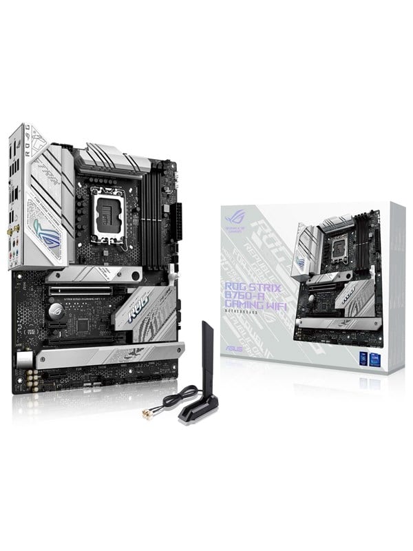 ASUS ROG STRIX B760-A GAMING WIFI (V2) Moderkort - Intel B760 - Intel LGA1700 - DDR5 RAM - ATX