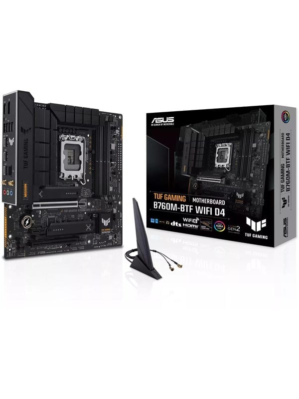 Produktfoto för ASUS TUF GAMING B760M-BTF WIFI D4 Moderkort - Intel B760 - Intel LGA1700 socket - Micro-ATX