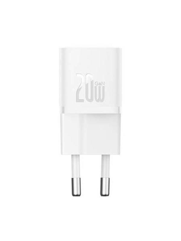 Baseus Mini wall charger GaN5 20W (white)