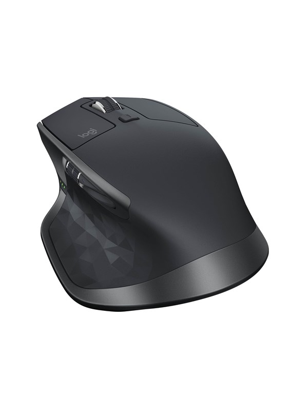 Logitech Mx Master 2s Wireless Mouse Bt Graphite Ergonomisk Mus Laser 7 Knappar Svart