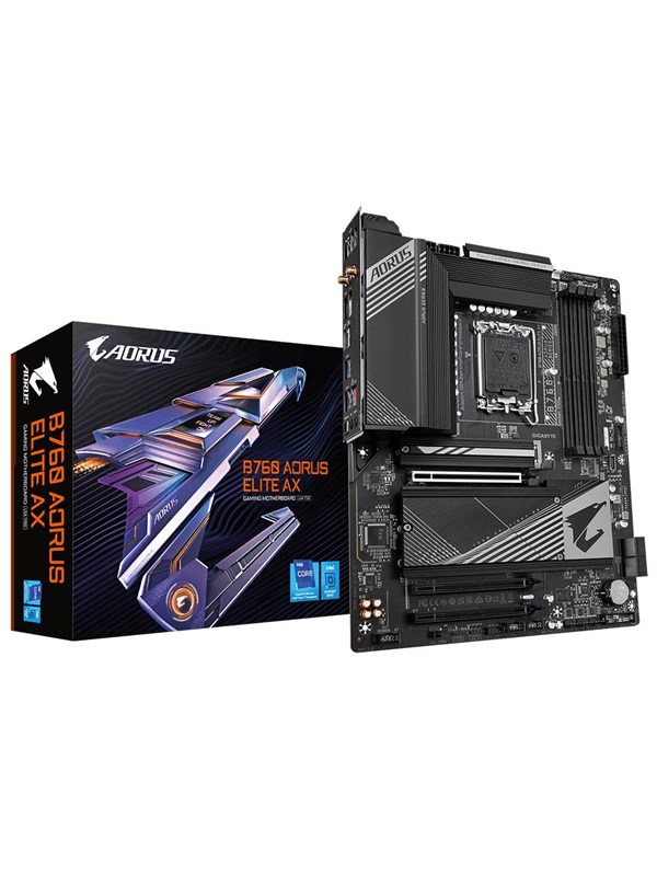 Gigabyte B760 Aorus Elite Ax Moderkort Intel B760 Intel Lga1700 Socket Ddr5 Ram Atx