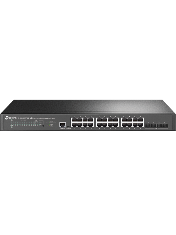 TP-Link TL-SG3428XPP-M2 JetStream 24-Port 2.5GBASE-T and 4-Port 10GE SFP+ L2+ Managed Switch with 16-Port PoE+ &amp; 8-Port PoE++