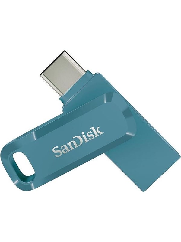 SANDISK Ultra Dual Drive Go - Marinblå - 128GB - USB-minne