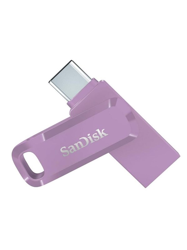 SANDISK Ultra Dual Drive Go - Lavendel - 64GB - USB-minne