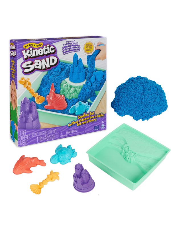 Kinetic Sand sandlådeset - Blue