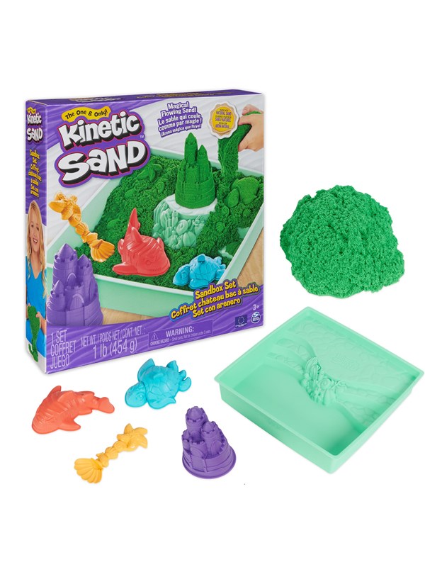 Kinetic Sand sandlådeset - Green