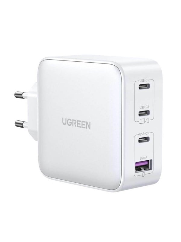 UGREEN Nexode GaN 100W Quad USB Charger - White