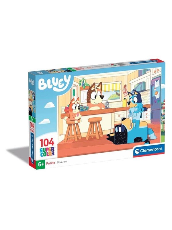 Clementoni Jigsaw Puzzle - Bluey in the Kitchen 104st. Golv