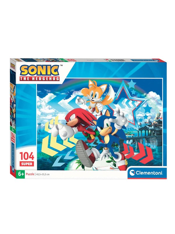 Clementoni Jigsaw Puzzle Super Sonic 104pcs. Golv