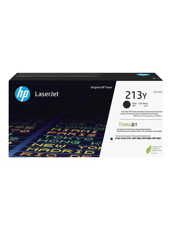 Produktfoto för HP Toner W2130Y 213Y 18K svart