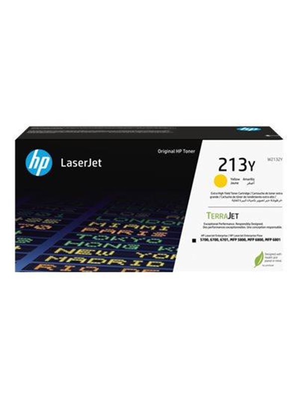 Produktfoto för HP Toner W2132Y 213Y 12K gul