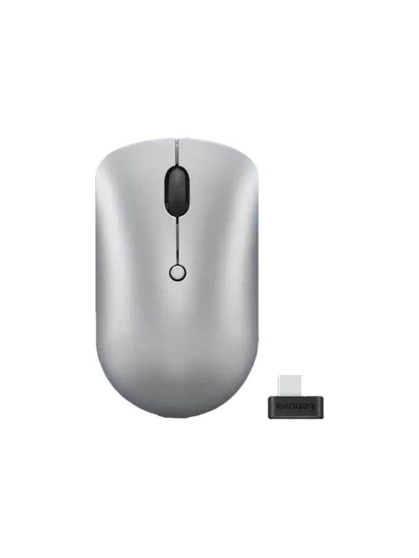 Lenovo Mouse Compact 2.4 Ghz Cloud Grey Mouse Optic 4 Knappar Grå