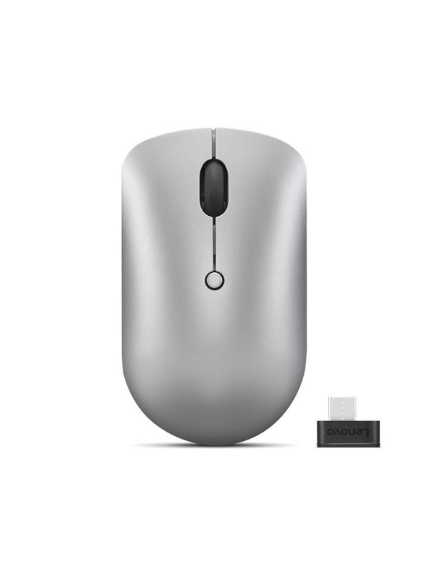 Lenovo 540 USB-C Wireless Compact Mouse - Mouse - Optic - 4 knappar - Grå