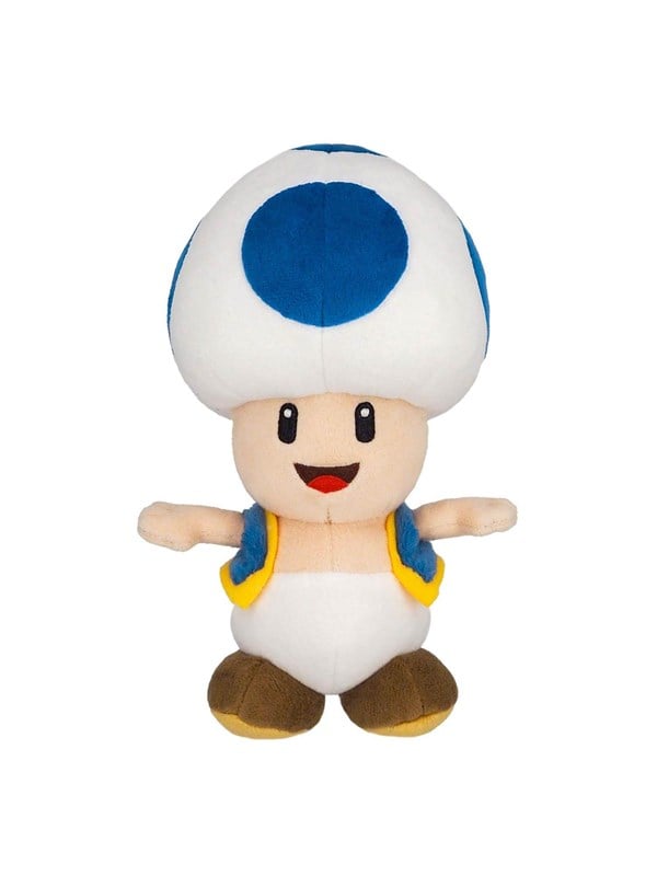 1UP - Super Mario: Toad Blue - Plysch