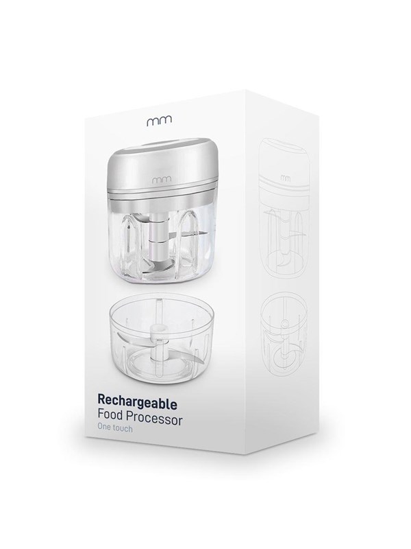 Mikamax Foodprocessor Rechargeable Food Processor