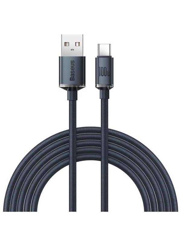 Baseus Crystal Shine cable USB to USB-C 100W 1.2m (black)