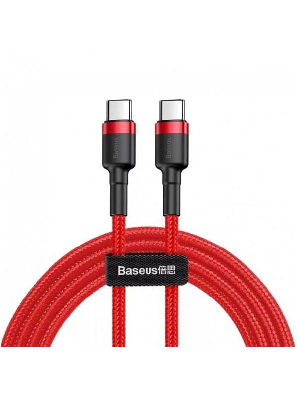 Produktfoto för Baseus Cafule PD2.0 60W flash charging USB For Type-C cable (20V 3A) 2m Red