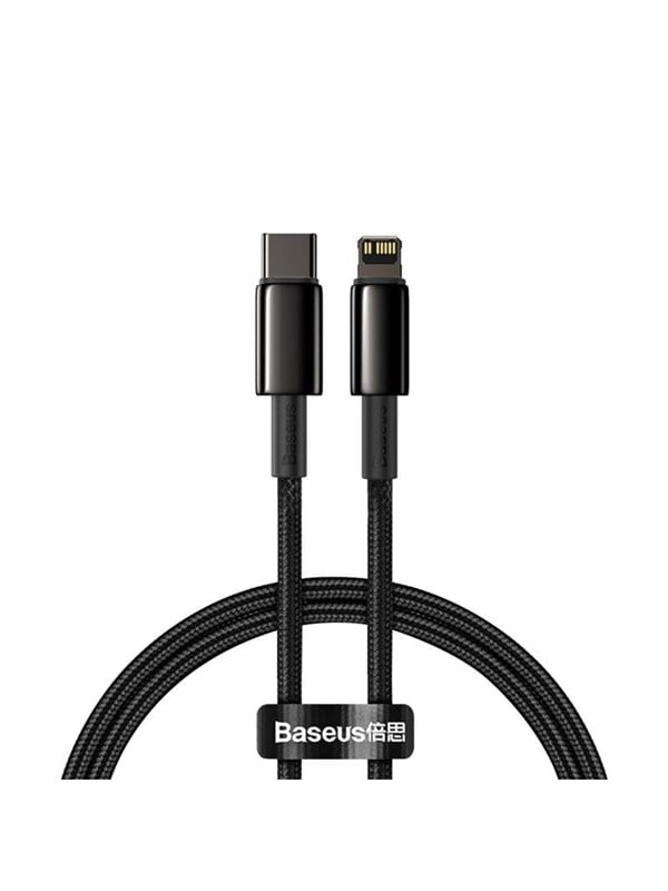 Baseus Tungsten Gold Cable Type-C to iP PD 20W 1m (black)