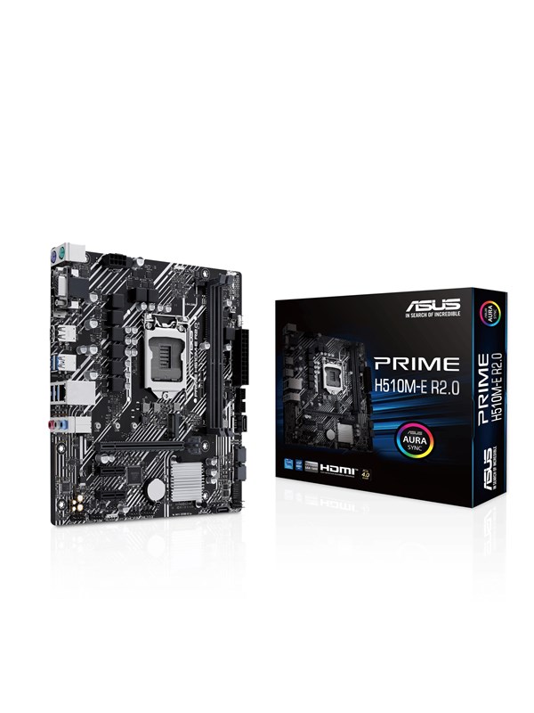 Asus Prime H510m E R2.0 Moderkort Intel H470 Intel Lga1200 Socket Ddr4 Ram Micro Atx